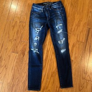 Distressed American Eagle jeans
